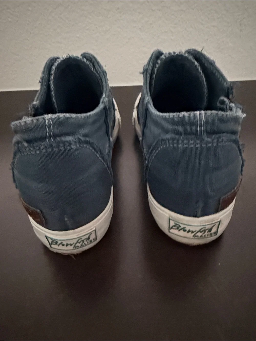 Blowfish Navy Blue Wedge Sneakers